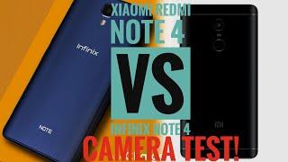 Xiaomi Redmi Note 4 Verses Infinix Note 4 x572 Camera Test
