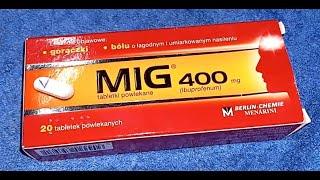i M Таблетки Ибупрофен 400 мг MIG Ibuprofen 400 mg tablets Украина Ukraine 20220507