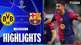 HIGHLIGHTS - Dortmund vs Barcelona | UEFA Champions League 24/25 | TUDN