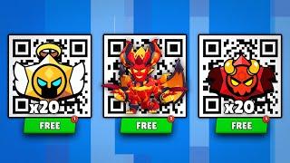 FREE! x20 ANGELIC DROPS  AND DEMONIC MORTIS DROPS! | BRAWL STARS QR CODE  | BRAWL STARS NEW UPDATE