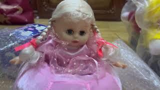 pumpkin angel pink doll music toys