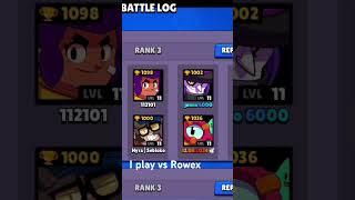 I play vs Rowex