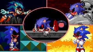 Sonic.exe in 5 Sonic Games! :0 ~ Sonic mods