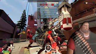 Team Fortress 2 - MvM Industrial hill giant monopoly #2 -  Custom Map - Heavy Gameplay