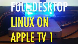 How to install a Desktop-Linux (Debian jessie) on the AppleTv 1G (step by step)