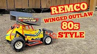 Vintage Remco Winged Outlaw Rc Car