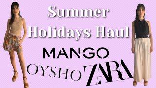 ZARA, MANGO, OYSHO Summer Holidays HAUL!! || Jaz Garcia.