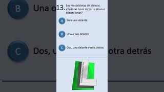 TEST EXAMEN TEÓRICO PERMISO B Pregunta nº13