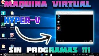 Como crear una MAQUINA VIRTUAL en WINDOWS / SIN PROGRAMAS /