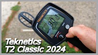 Teknetics T2 Classic Metal Detector Unboxing and Demo