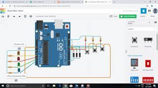 How to interface multiple push buttons to one Arduino Interrupt pin