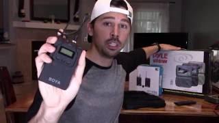 Rode Videomic Pro Shotgun mic vs Boya wireless lav microphone system