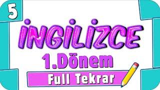 5. Sınıf İngilizce 1. Dönem Full Tekrar  #2022