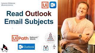 How to read Outlook email subjects in UiPath Studio example