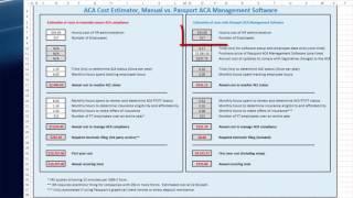 Free ACA Savings Calculator by Passport Software, Inc. - 847-729-7900