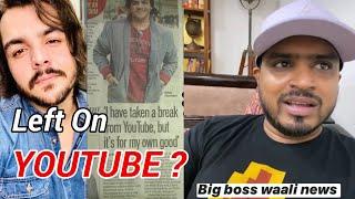 Ashish chanchlani Left On Youtube and Social media | Amit bhadana On Big Boss ?