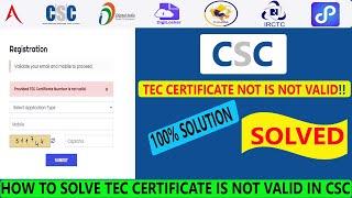 PROVIDED TEC CERTIFICATE IS NOT VALID SOLUTION || 100%SOLVED || Easy Process || TechMania Arjun   ||