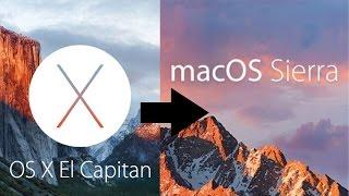 How to update from El Capitan OS X to macOS Sierra