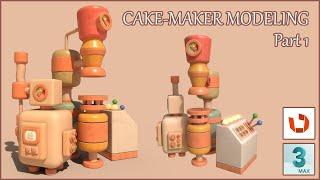 Creating a Stylized Cartoony Cakemaker Device [3ds Max/Rizom] - Pt. 1