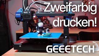 GeeeTech Mizar M Test - Zweifarbig drucken!