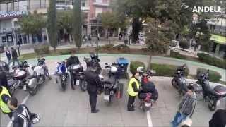 Ptolemaida's main square 300 Motorcycles meeting