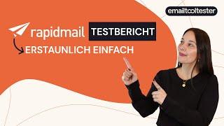 Rapidmail Testbericht 2024: Einfach aber auch GUTES Newsletter Tool? 