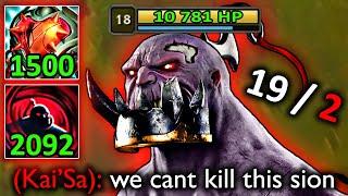 BIGGEST SION IN SEASON 13 (11 000HP)