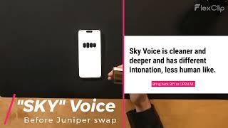 Comparison Scarlett Johansson's Voice VS. "Sky" Voice OpenAI no similarities!