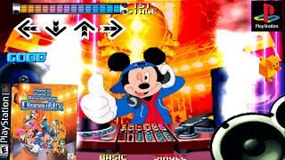 Dance Dance Revolution Disney Mix (2001) Sony PlayStation (PS1) Gameplay in HD (DuckStation)