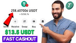 Cashout $13.50 Usdt on Trust Wallet ■ Earn Free Usdt | Best Usdt Earning website 2024