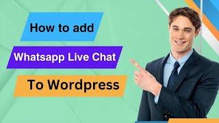 How to add WhatsApp chat in WordPress website | click to chat plugin setup tutorial