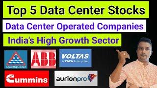 Top 5 Data Center Stocks | High Growth Sector | Data Center Operated Companies