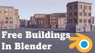 Blender City Generator : Buildify, Blosm & OSM Combination (Free Buildings In Blender)