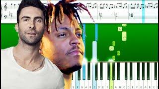 Maroon 5 - Can't Leave You Alone (feat. Juice WRLD) (Piano Tutorial Sheets)