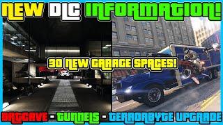 NEW GTA ONLINE DLC INFORMATION! BATCAVE - TUNNELS & MORE!