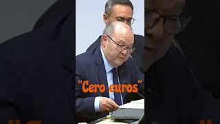 "Cero euros" #shorts #unciudadanolibre #españa #política #declaraciones #opina #pp #comenta