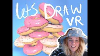 Let's Draw VR | I Sculpt Blender Guru's Donut tutorial in 11 minutes !! | Oculus Rift