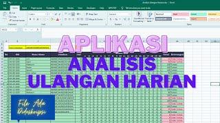 Aplikasi Analisis Ulangan Harian Excel