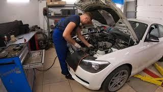Замена цепи грм и мск BMW F20 n13b16 Bmw Engine repair