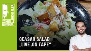 Schnelles Caesar Salad  "Live on Tape" Rezept von Steffen Henssler