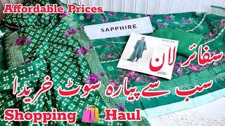 sapphire lawn | volume 4&5 | sapphire shopping haul