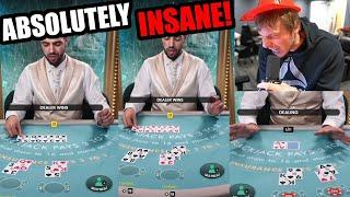 Most Absolutely Insane Blackjack Session !!