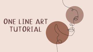 How to Draw One Line Art | iPad Procreate