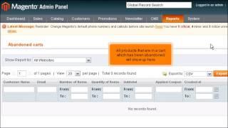 How to view reports in Magento Commerce