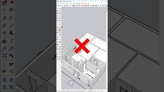 Modeling tips for Sketchup #fyp #youtubeshorts #new #viralvideos #sketchup