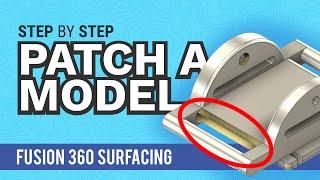 Turn Surface Body into Solid Body (Patch Workspace) - Learn Autodesk Fusion 360 in 30 Days: Day #27