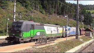 BAHNVERKEHR SEMMERINGBAHN RUND UM DEN BAHNHOF BREITENSTEIN 17.7.2019 TEIL 2