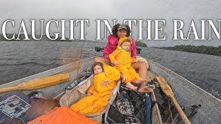 Caught in the Rain: Fishing & Going Back to Our Campsite from our NatGeo TV Show Home in the Wild