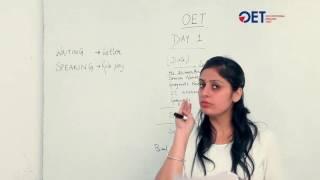 OET Day 1 Material | Writing | Speaking | Occupational English Test