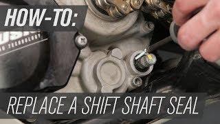 How To Replace a Shift Shaft Seal on a Dirt Bike